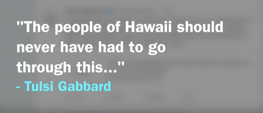 "Screenshot of False Ballistic Missile Alert in Hawaii" video uploaded by The Muse at Dreyfoos on Youtube. 