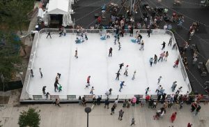 Bringing Christmas to South Florida: On Nov 2. The Ben Marriott Autograph Collection opened South Florida's first outdoor skating rink. From the hotel's top floor, there is a view of the hundreds of people who visit throughout the day to participate in this winter activity.  